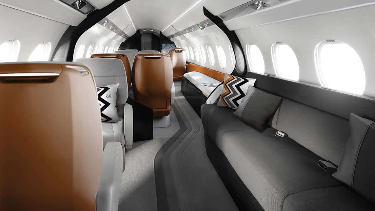Falcon 6X Intérieur