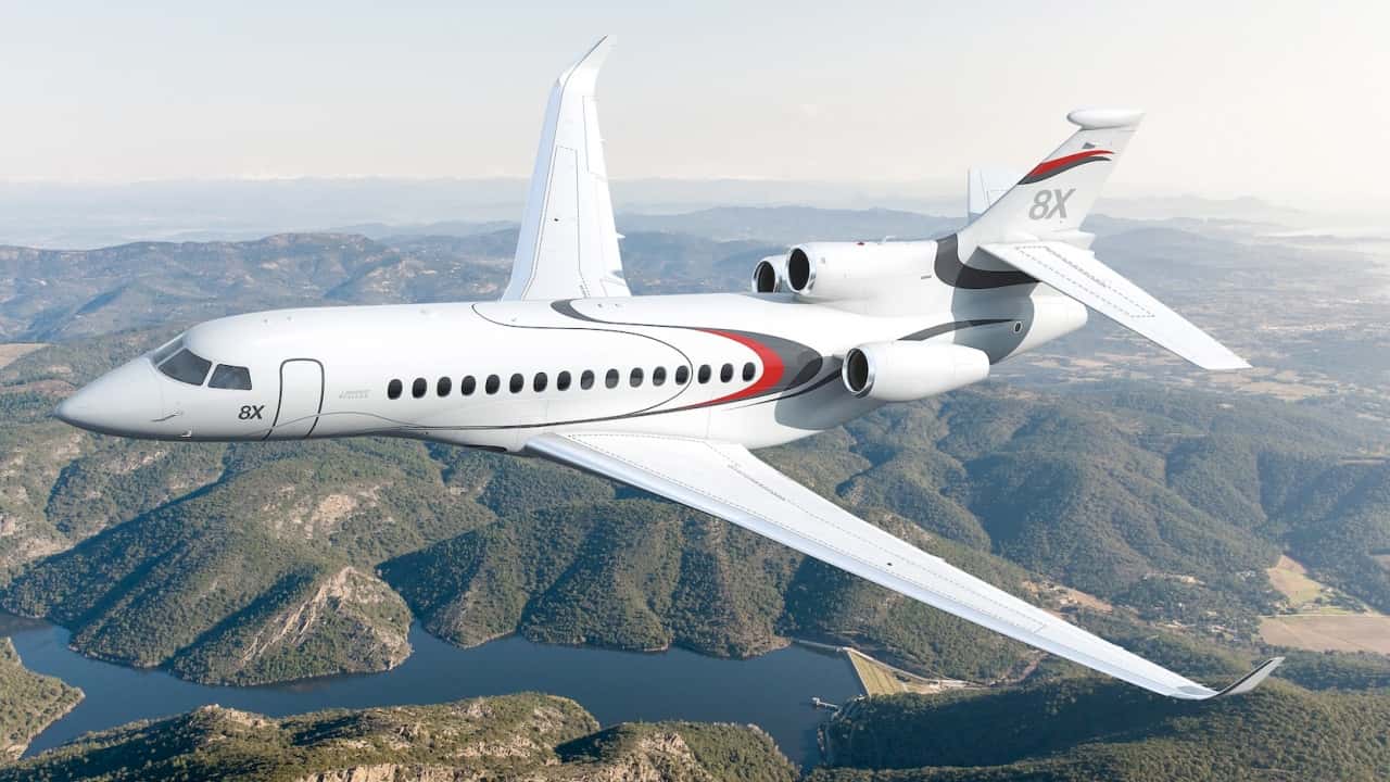 Falcon 8X Außenansicht