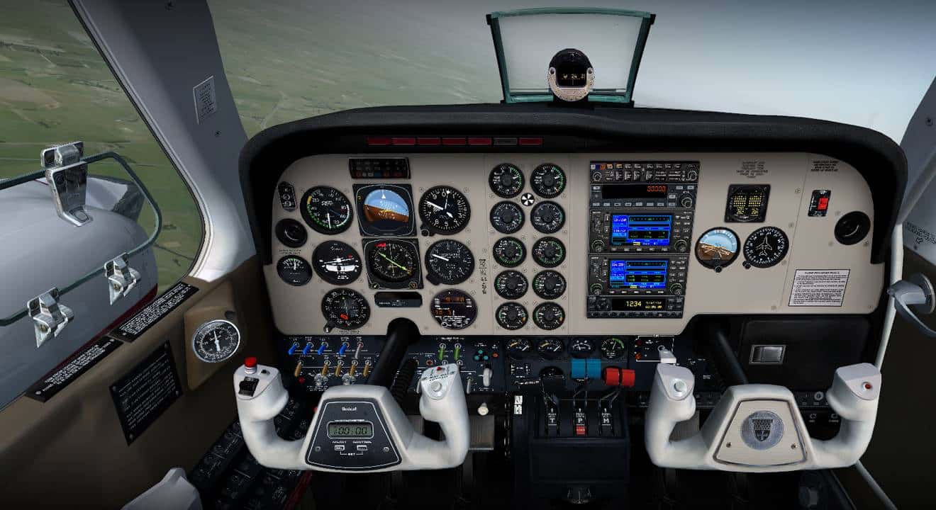 Baron 58 Cockpit