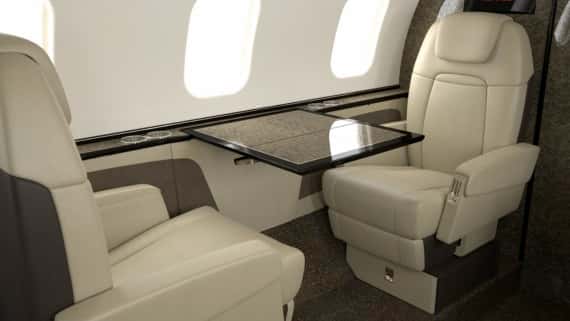 Learjet 60 Interior