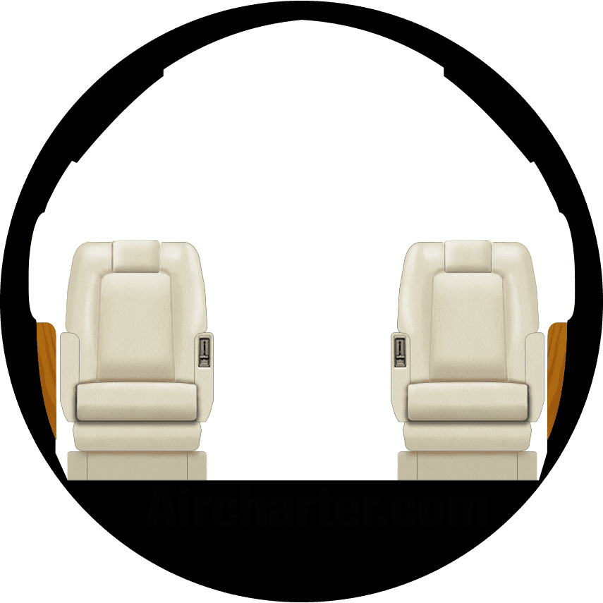 Falcon 900B Cabine