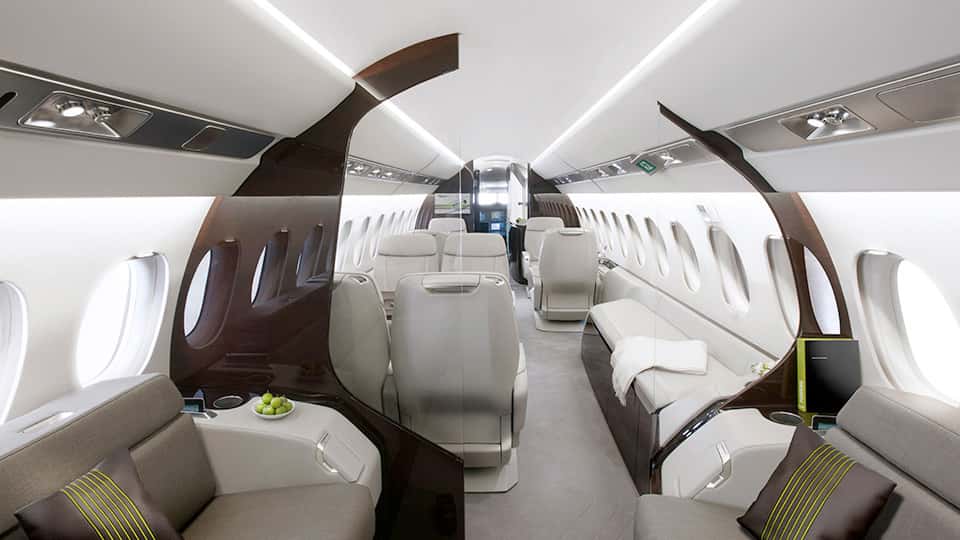 Falcon 5X Interior