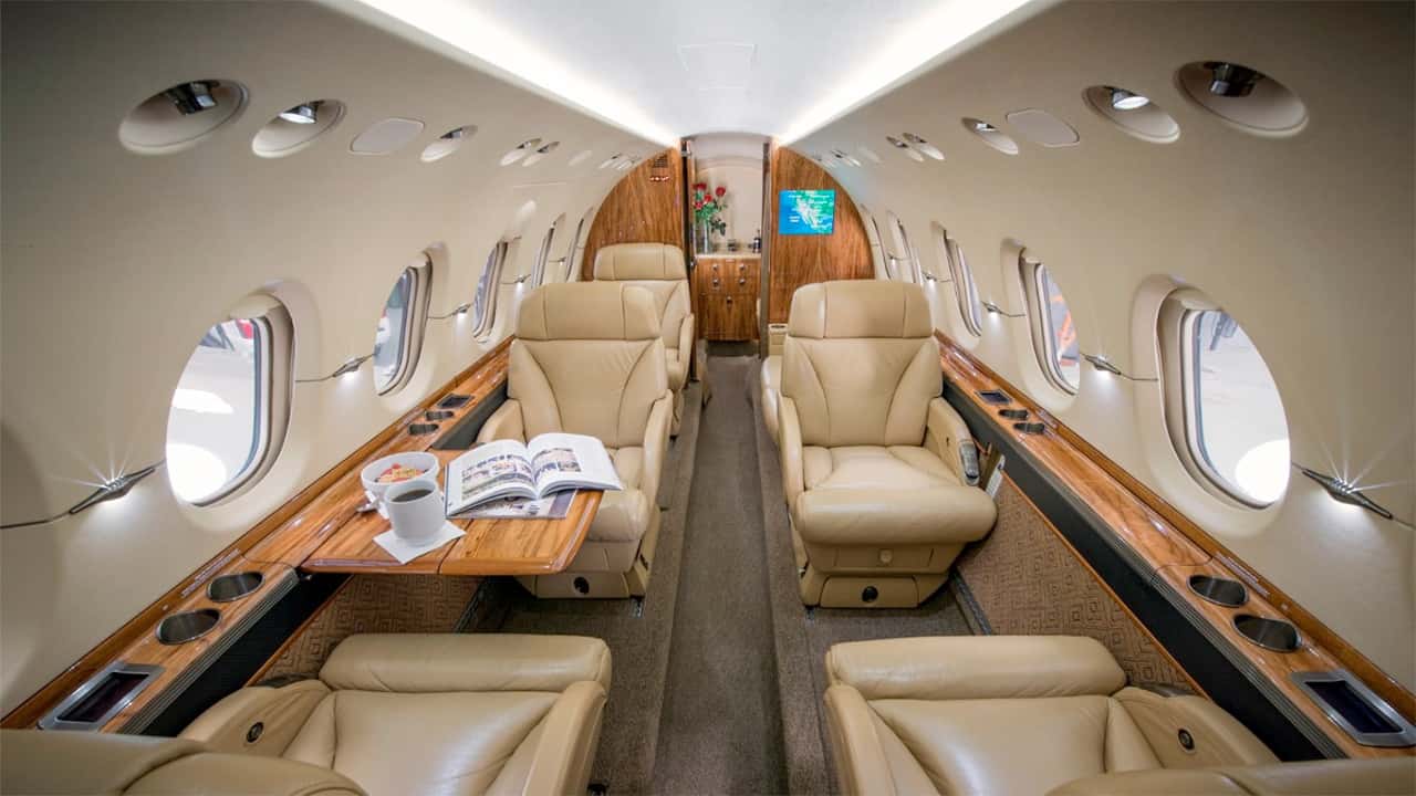 Hawker 750 Interior