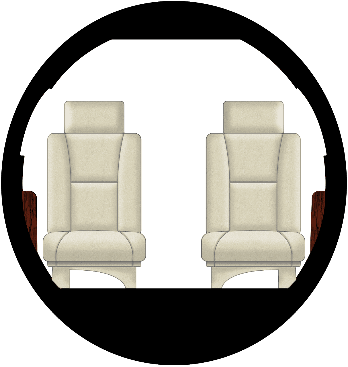 Learjet 35 Cabin
