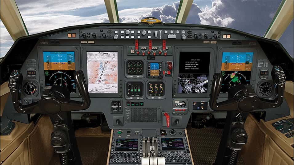 Falcon 50EX Cockpit