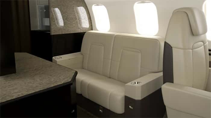 Learjet 60 Interior