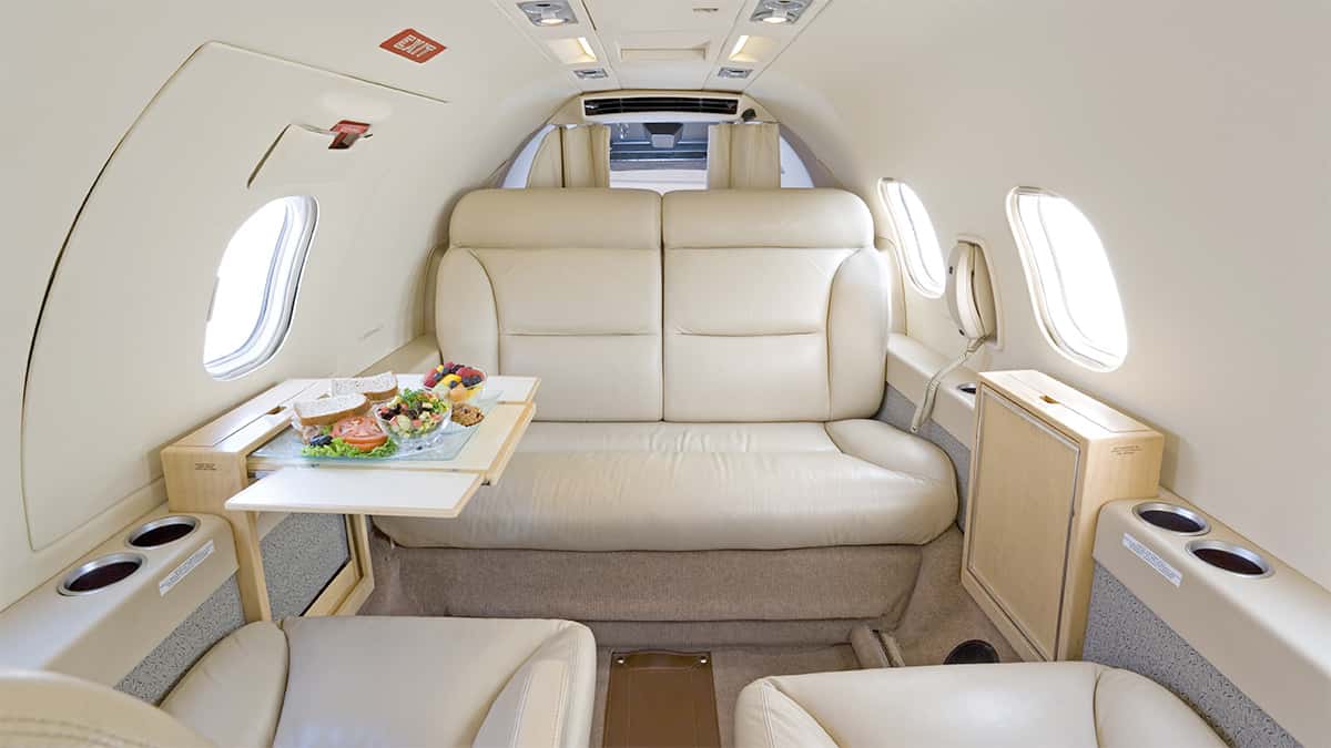 Learjet 35A Intérieur