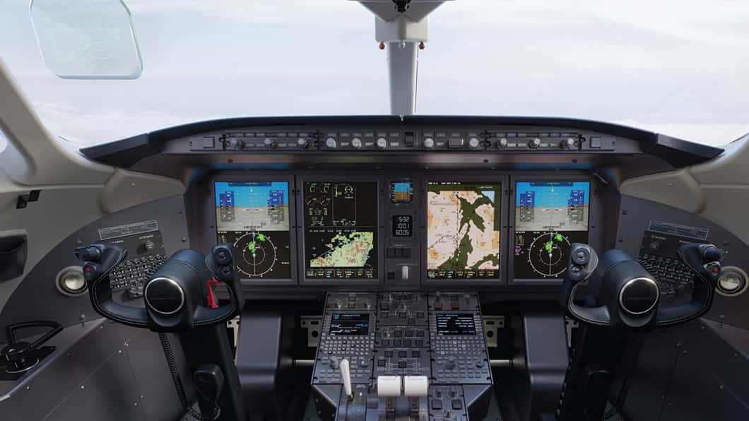 Challenger 3500 Cockpit