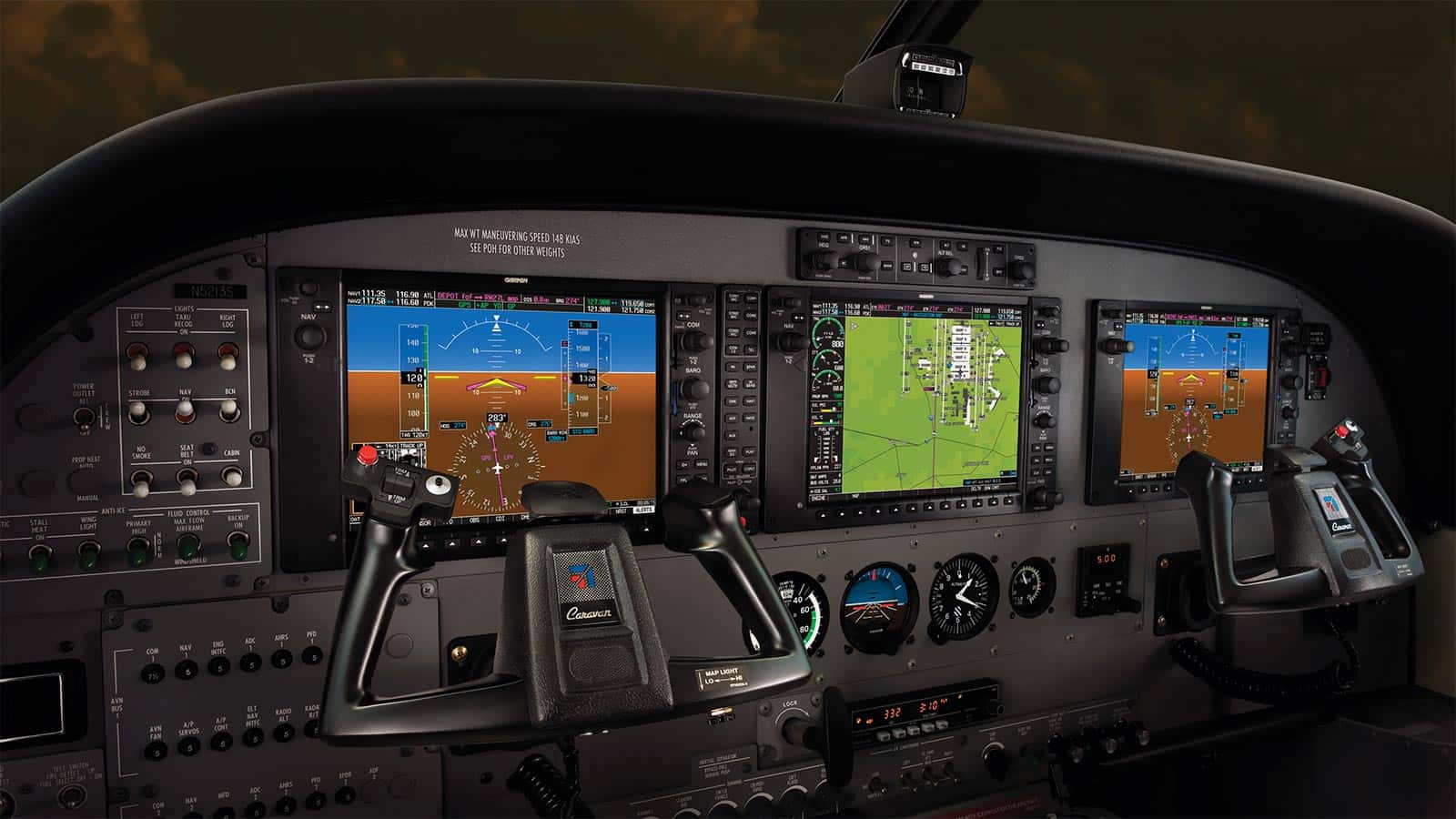 Grand Caravan 208B Cabina de Mando