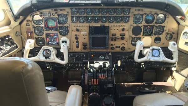 King Air B90 Cockpit
