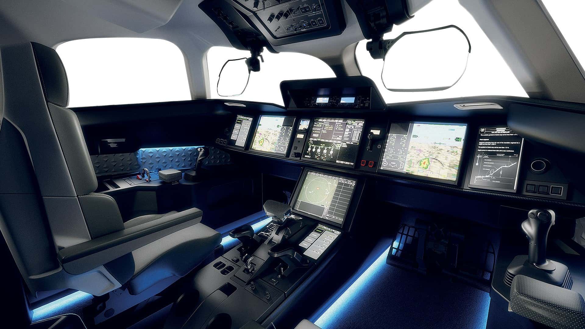 Falcon 10X Cockpit