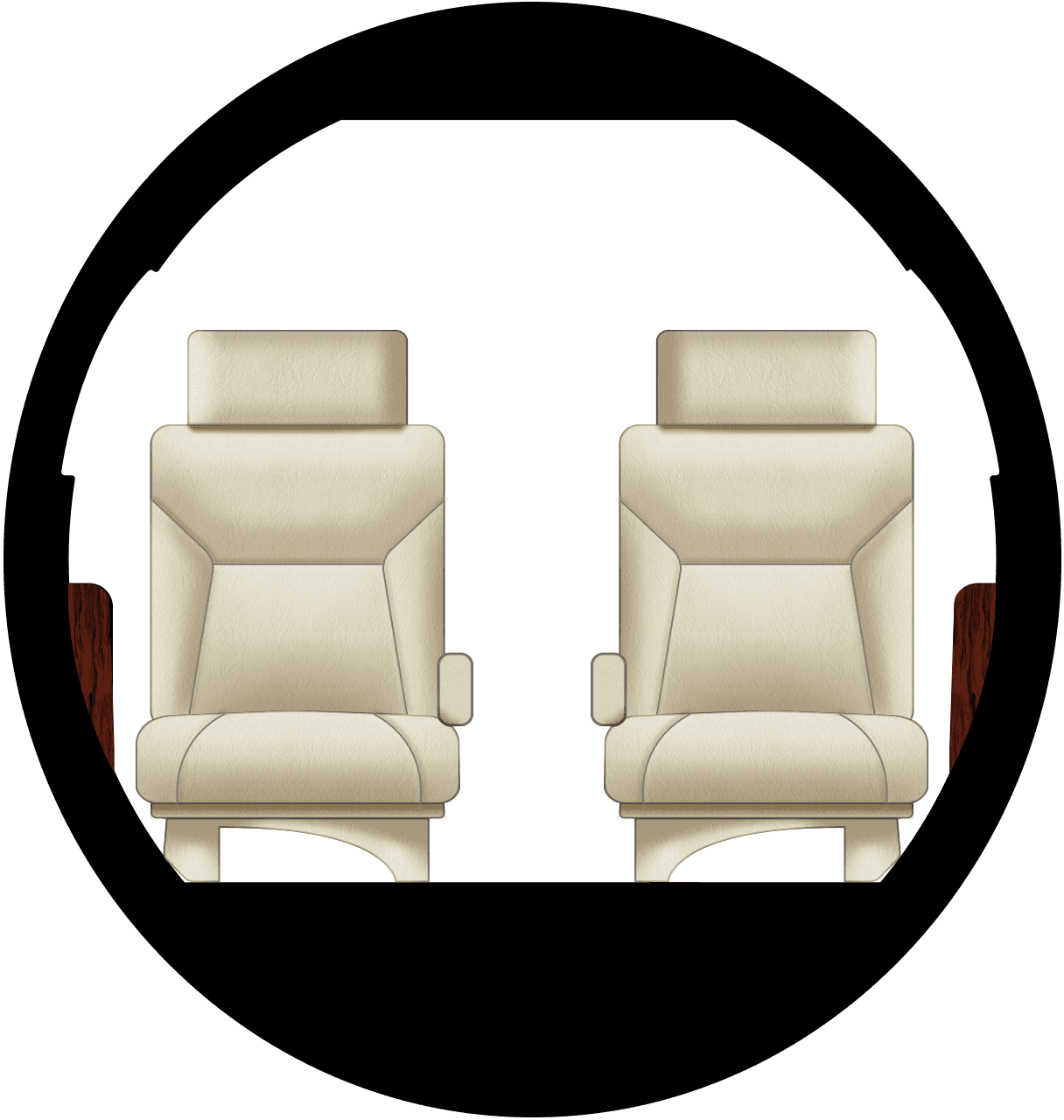Learjet 25D Kabine