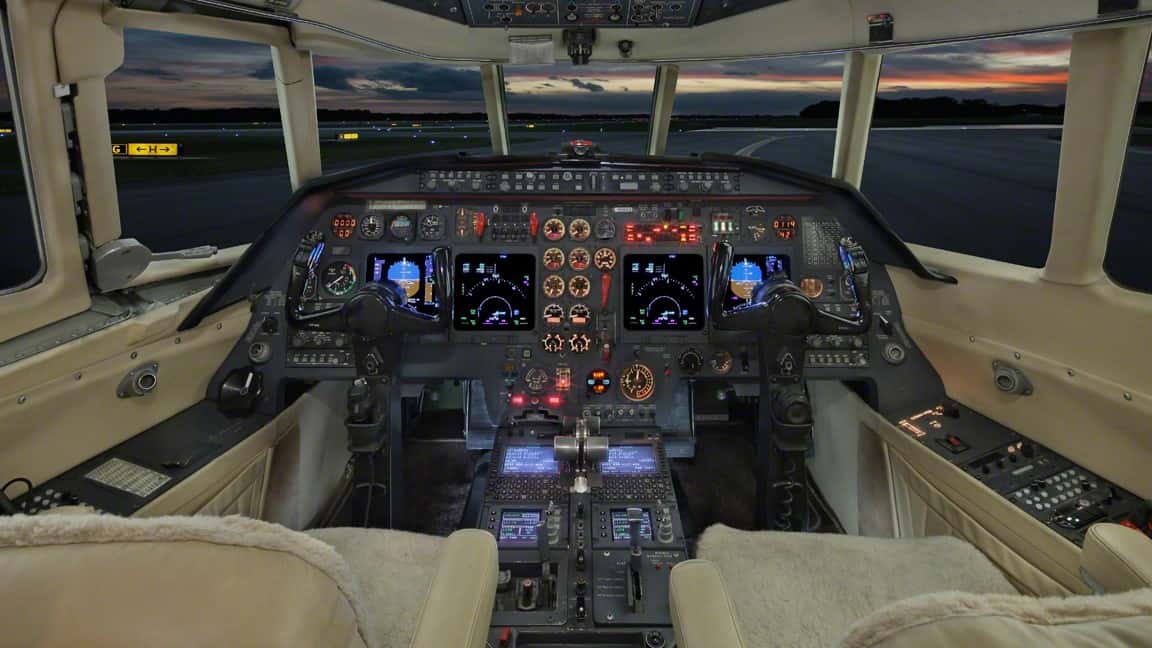 Falcon 20 Cockpit