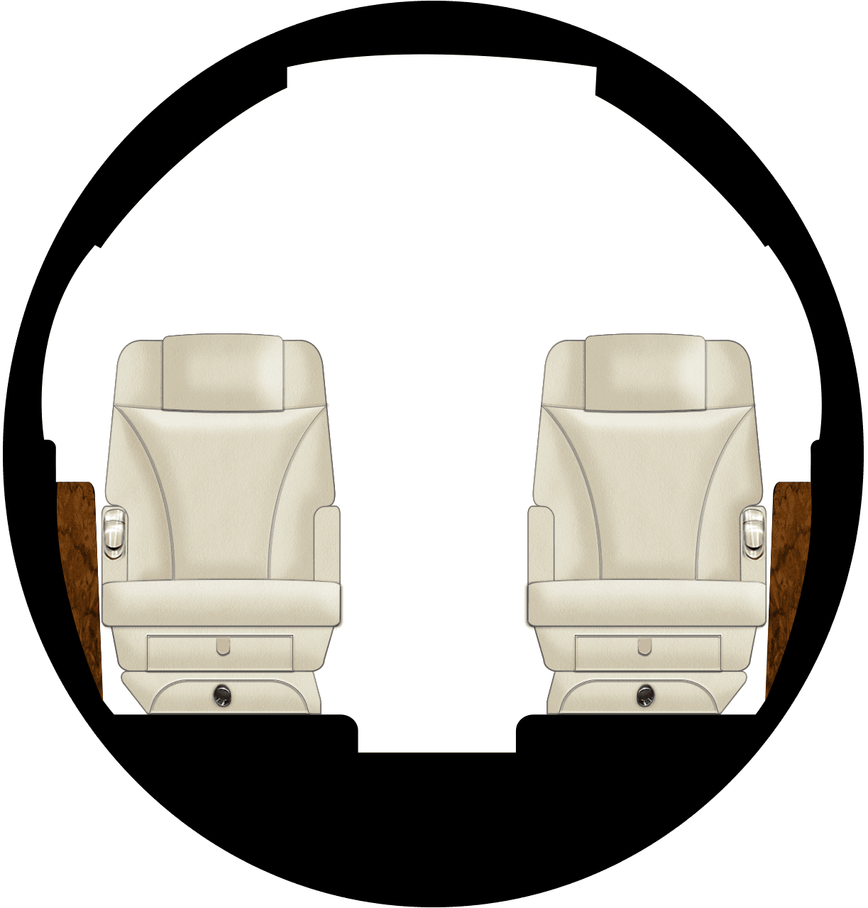 Hawker 700B Cabine