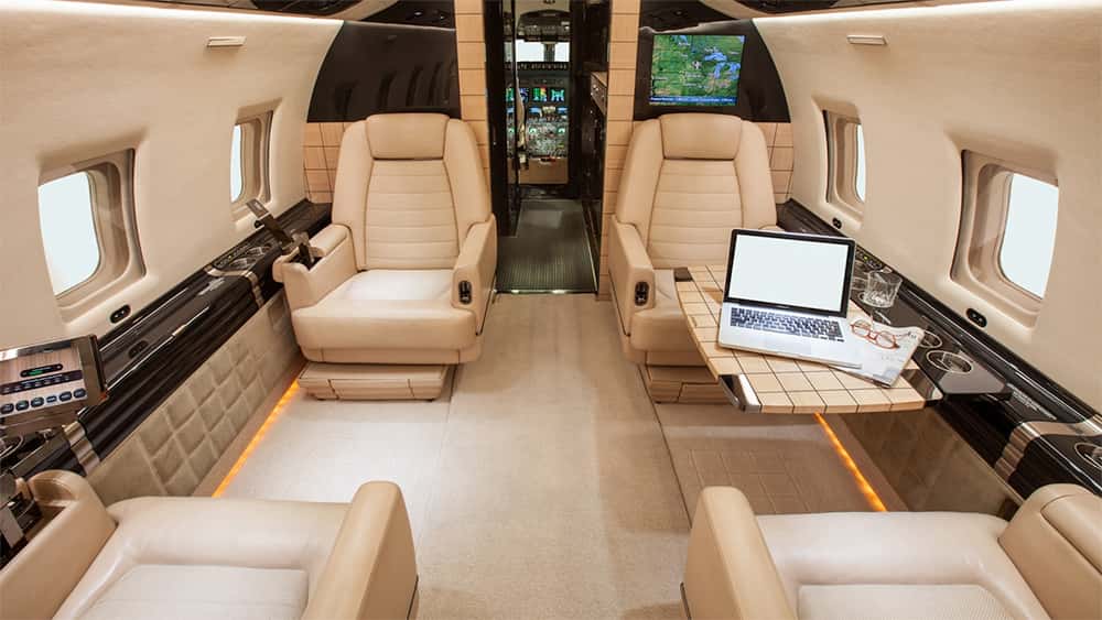 Challenger 604 Innenraum