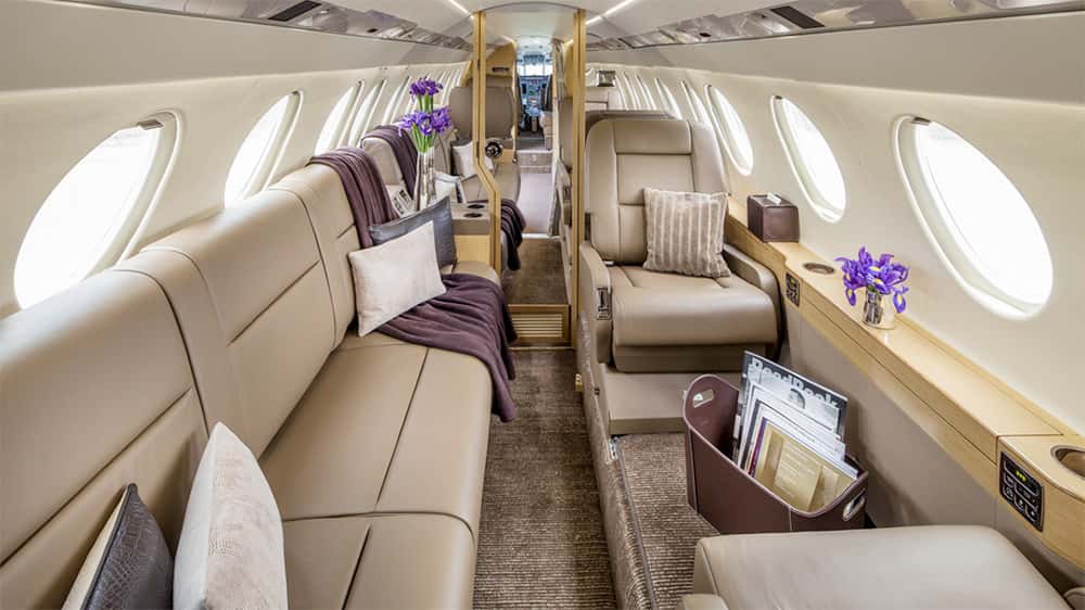 Falcon 50 Innenraum
