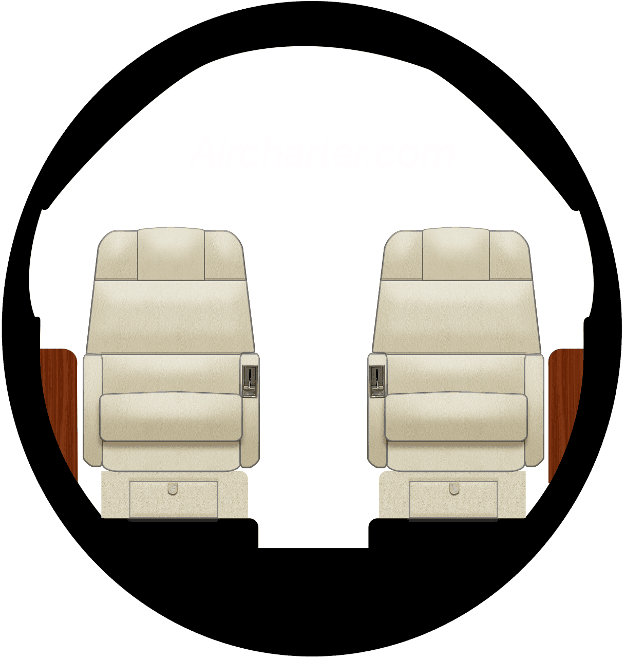 Falcon 20F Cabine