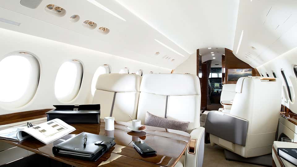 Falcon 7X Interior