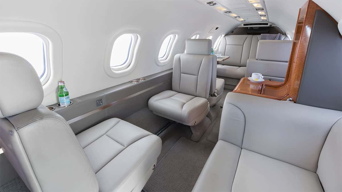 Learjet 35 Interior