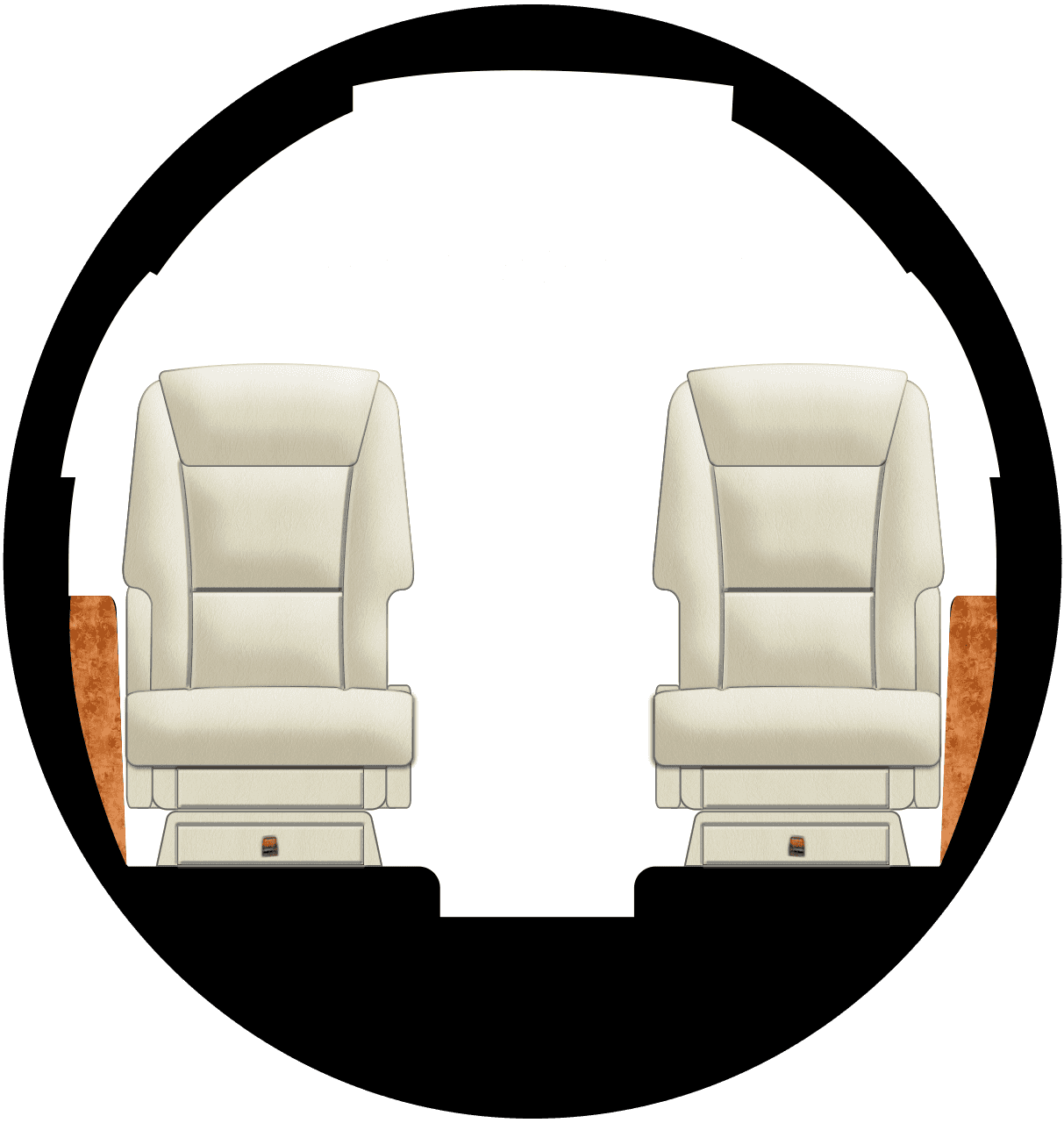 Hawker 800XP Cabin