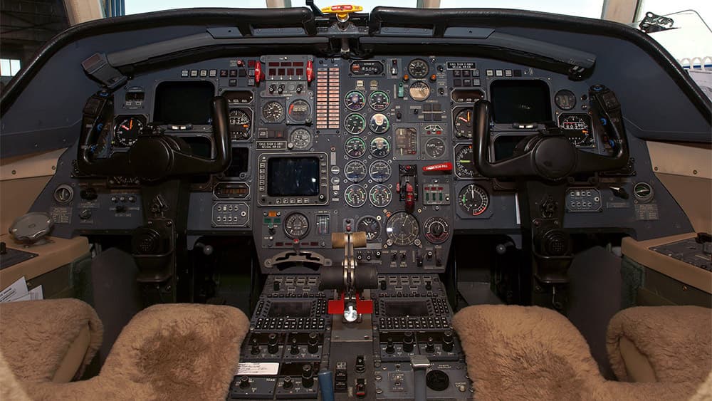 Falcon 20F Cockpit