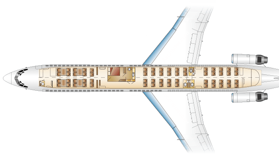 757-200 VIP floor plan