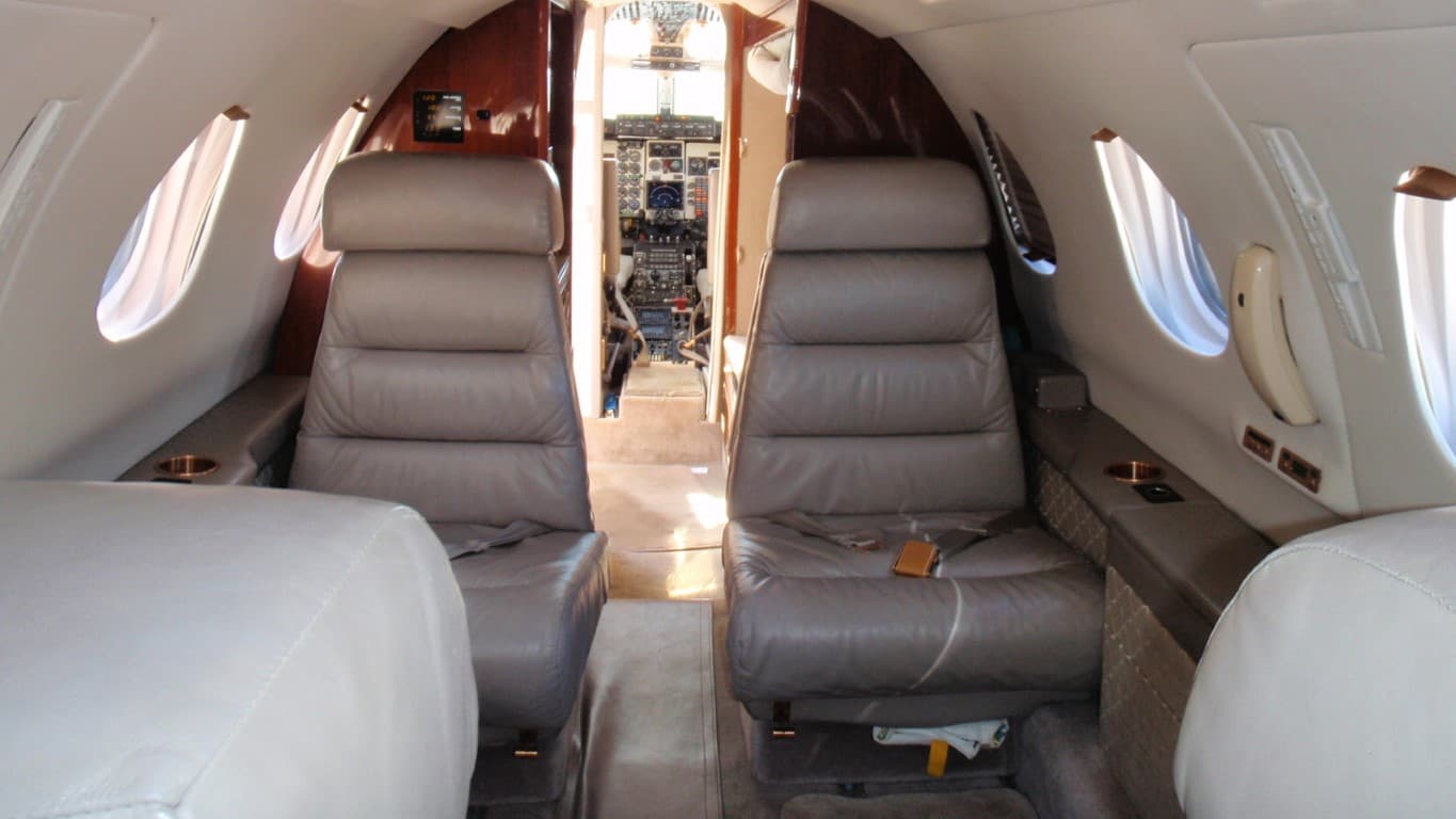 Sabreliner 65 Innenraum