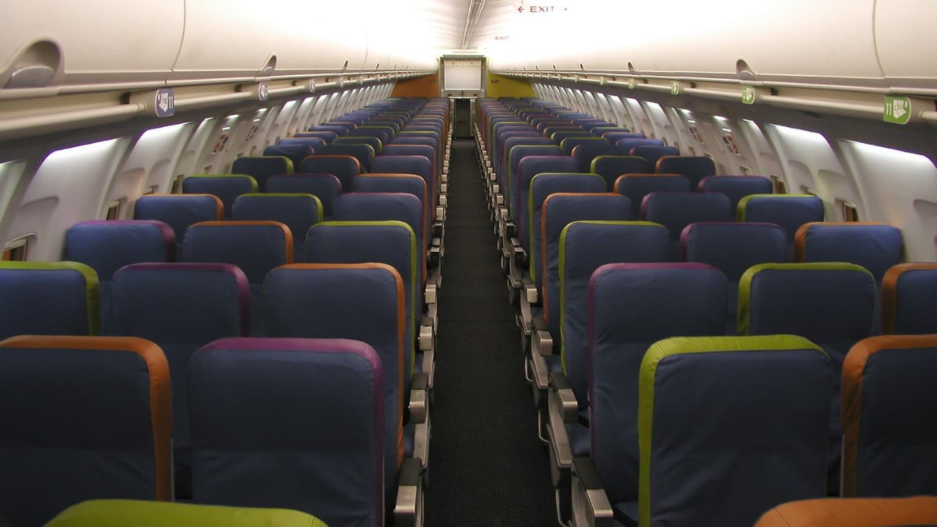 757 en vuelo