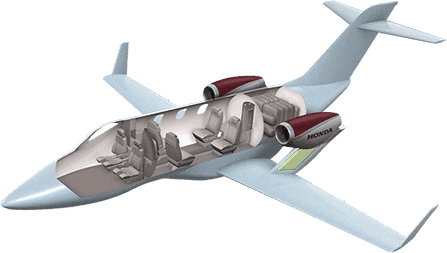 HondaJet Interior
