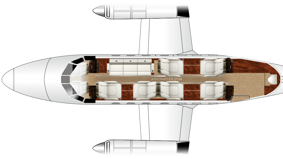 Plan de cabine du Jetstream 31