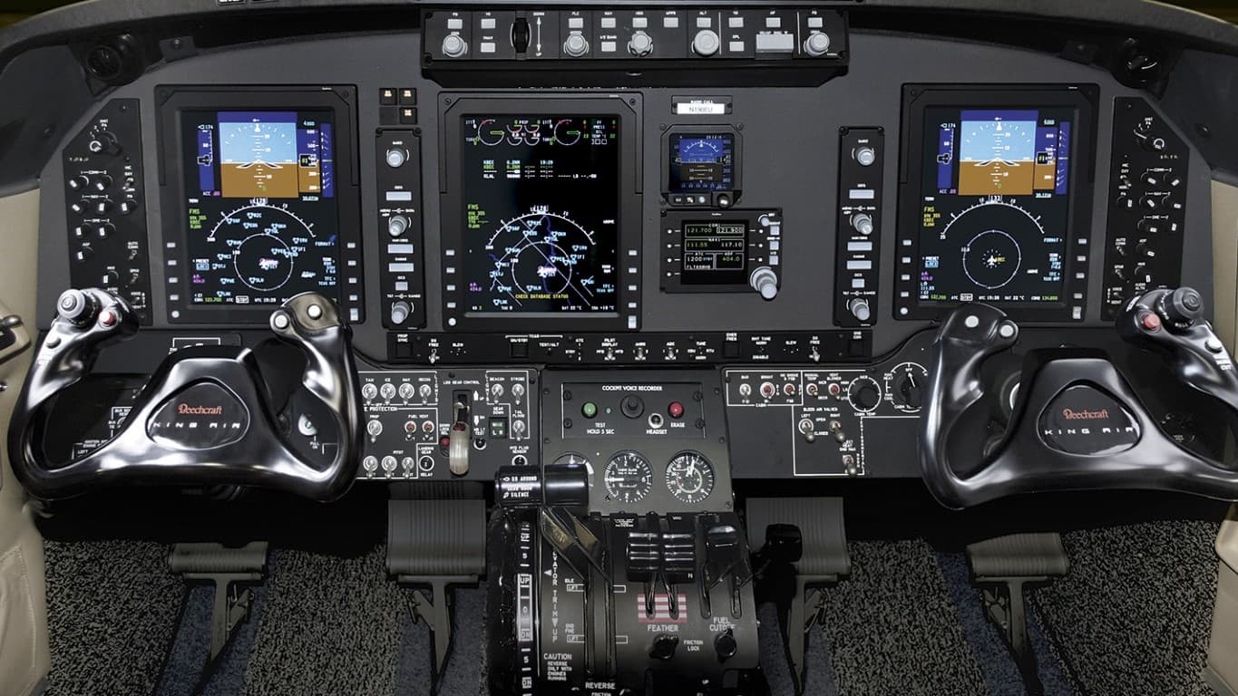 King Air C90GTx Cockpit