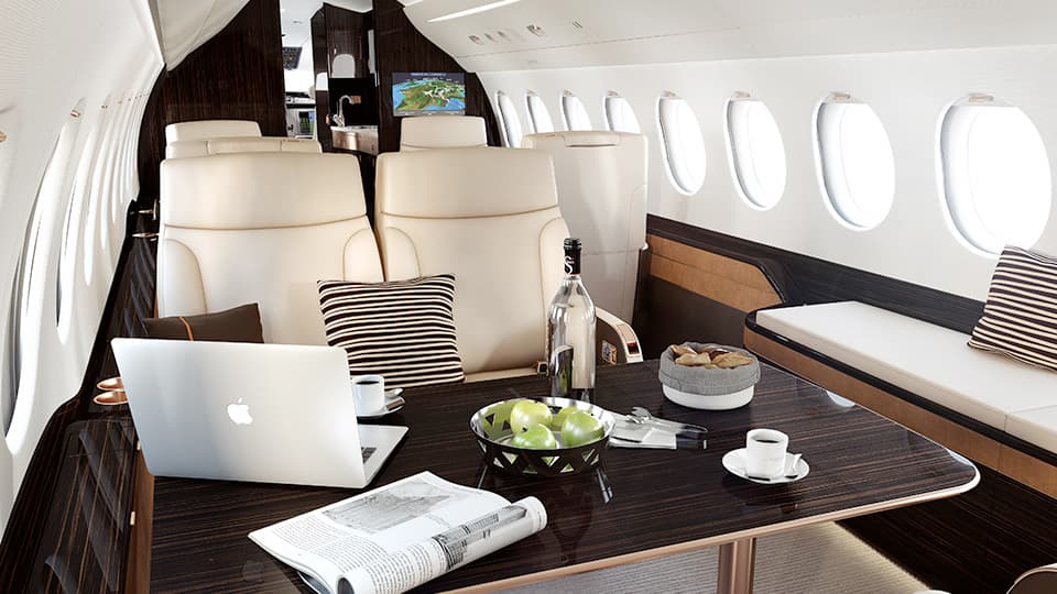 Falcon 8X Interior