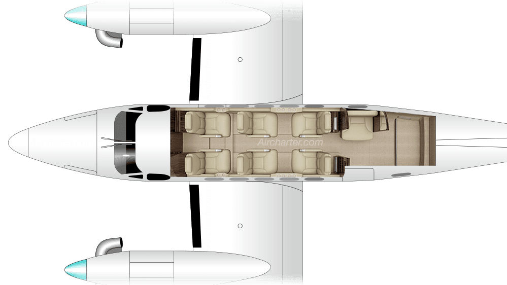 King Air B200GT floor plan