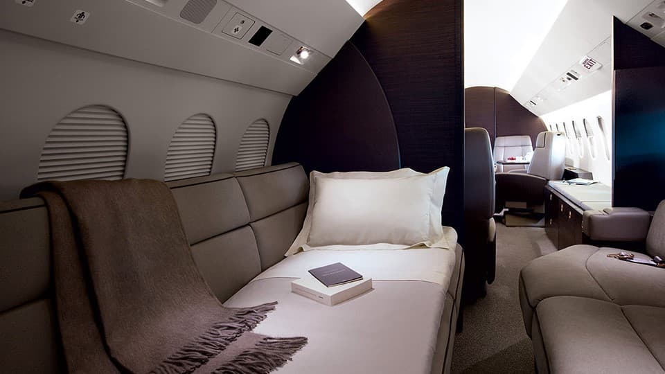 Falcon 900LX Innenraum