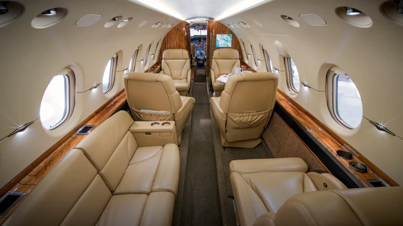 Hawker 800XPi Interior