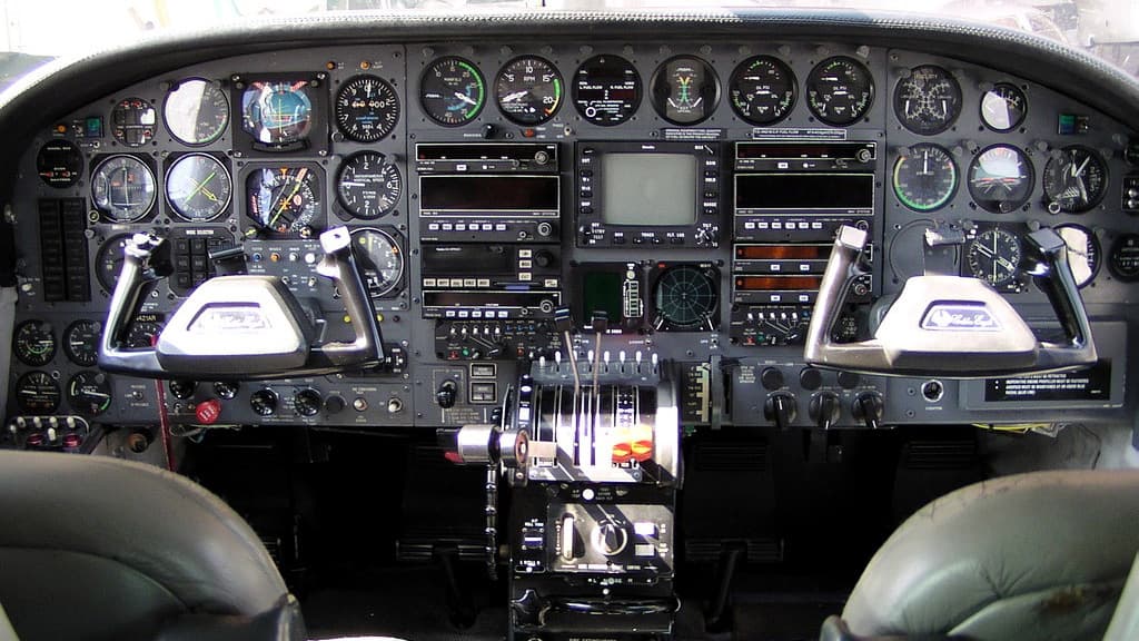 421 Golden Eagle Cockpit