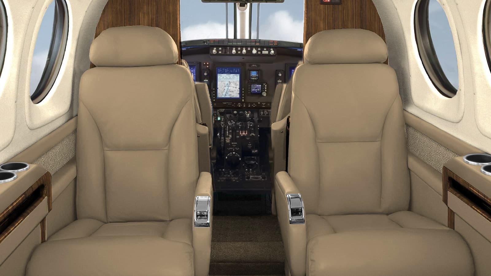 King Air C90GTx Interior