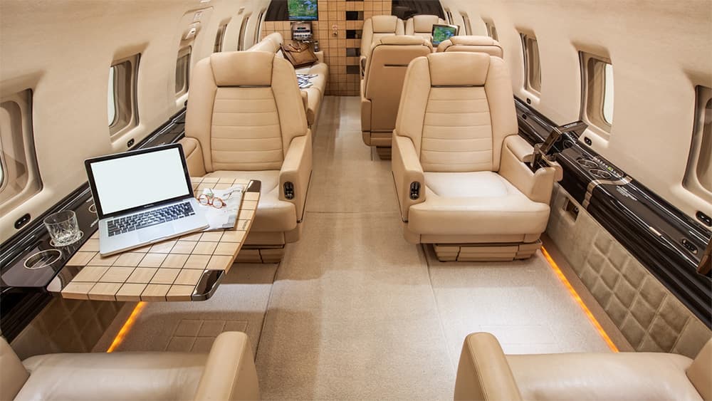 Challenger 604 Interior
