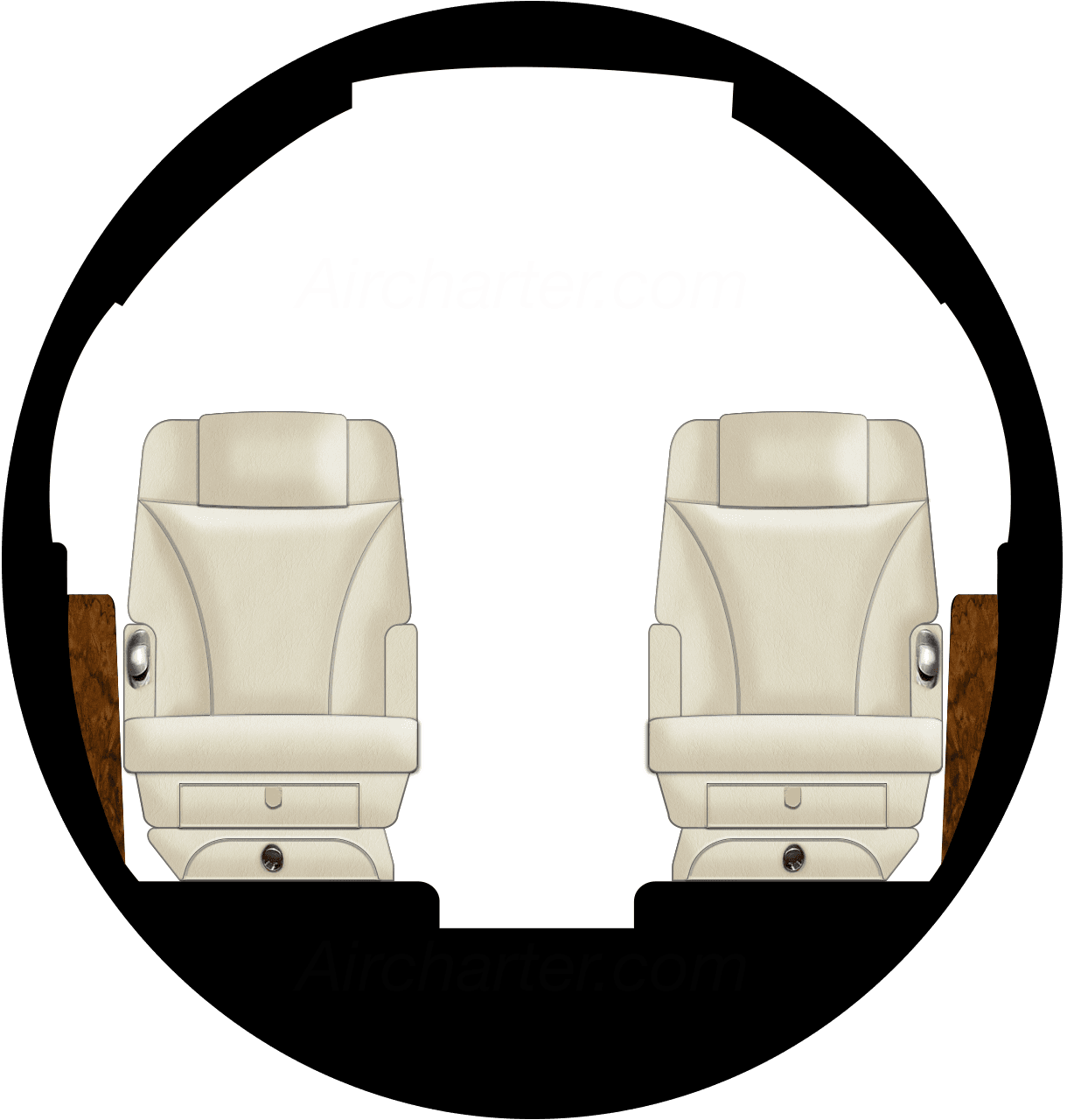 Hawker 800XPr Cabine