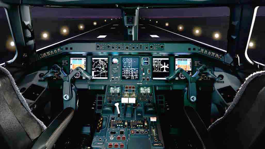 Lineage 1000 Cockpit