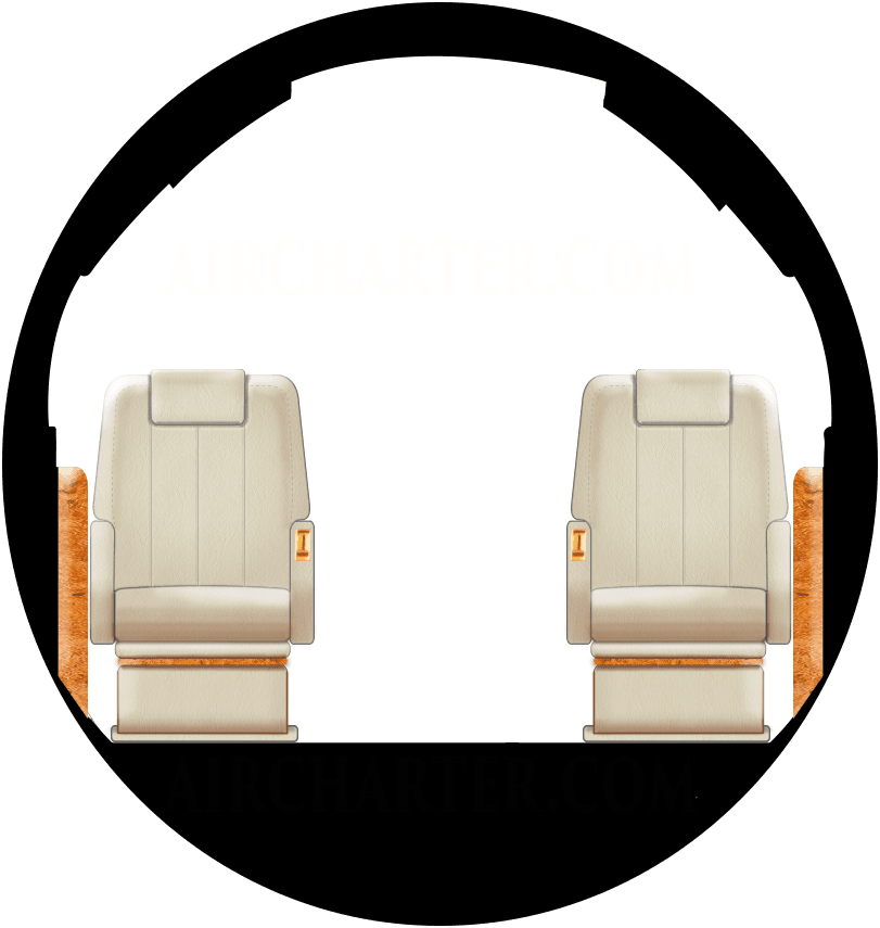Falcon 900C Cabin
