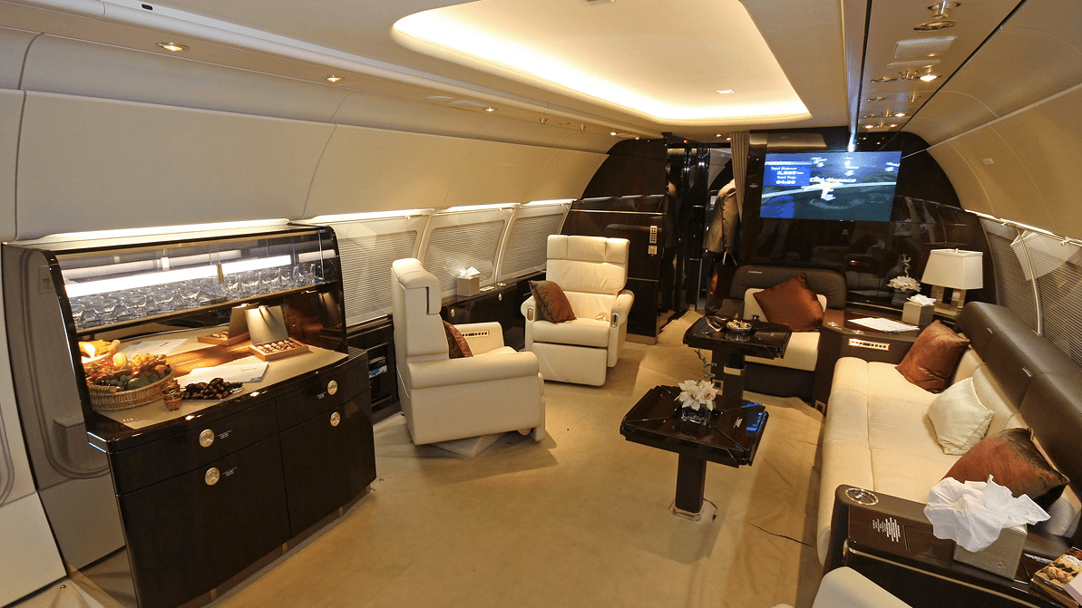 A319 Corporate Jet Interior