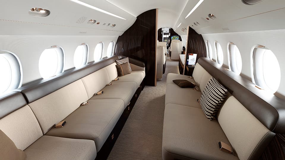 Falcon 8X Interior