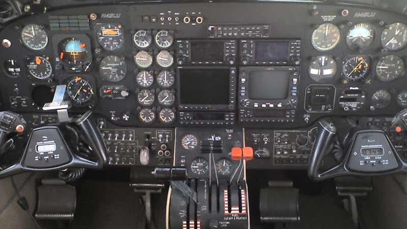 King Air 100 Cockpit