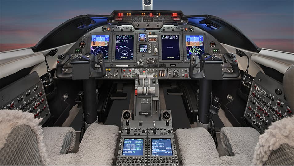 Learjet 60XR Cabina de Mando