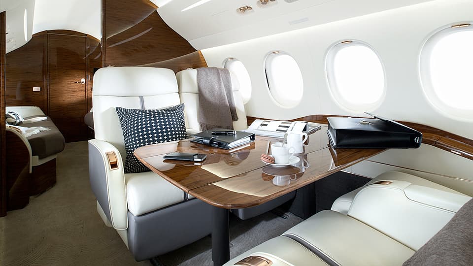 Falcon 7X Interior