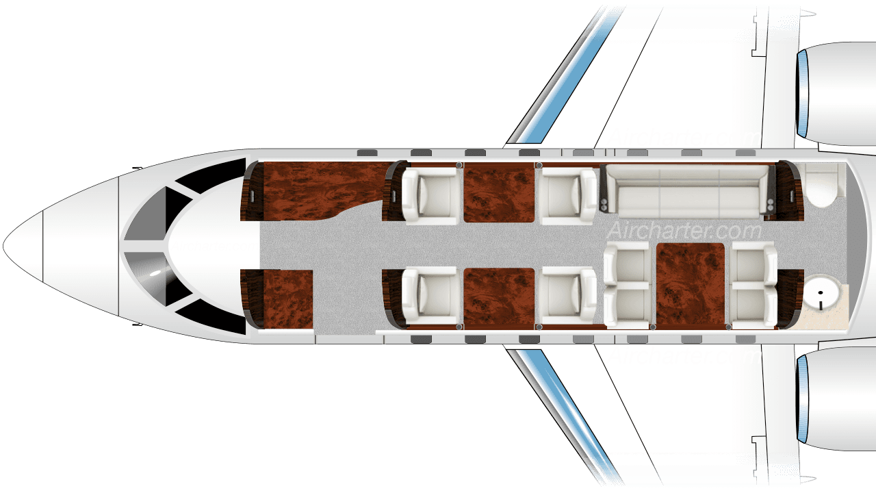 Plano de Challenger 650