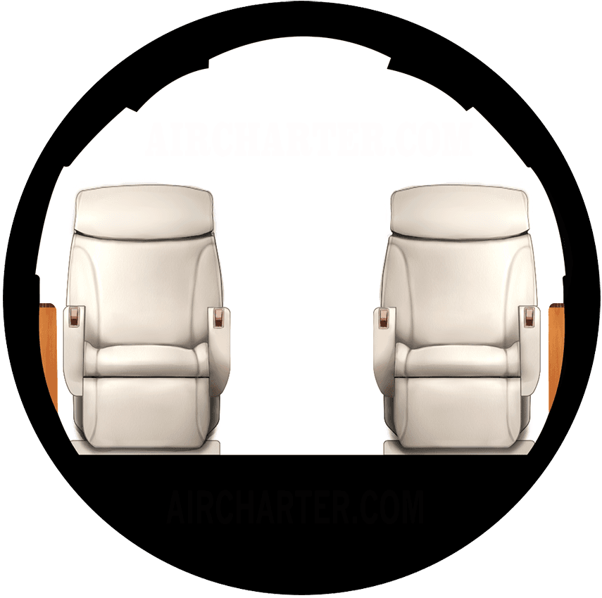 Falcon 10X Cabina