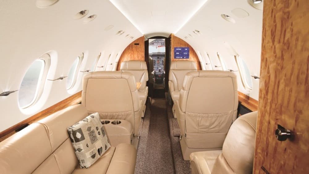 Hawker 750 Interior