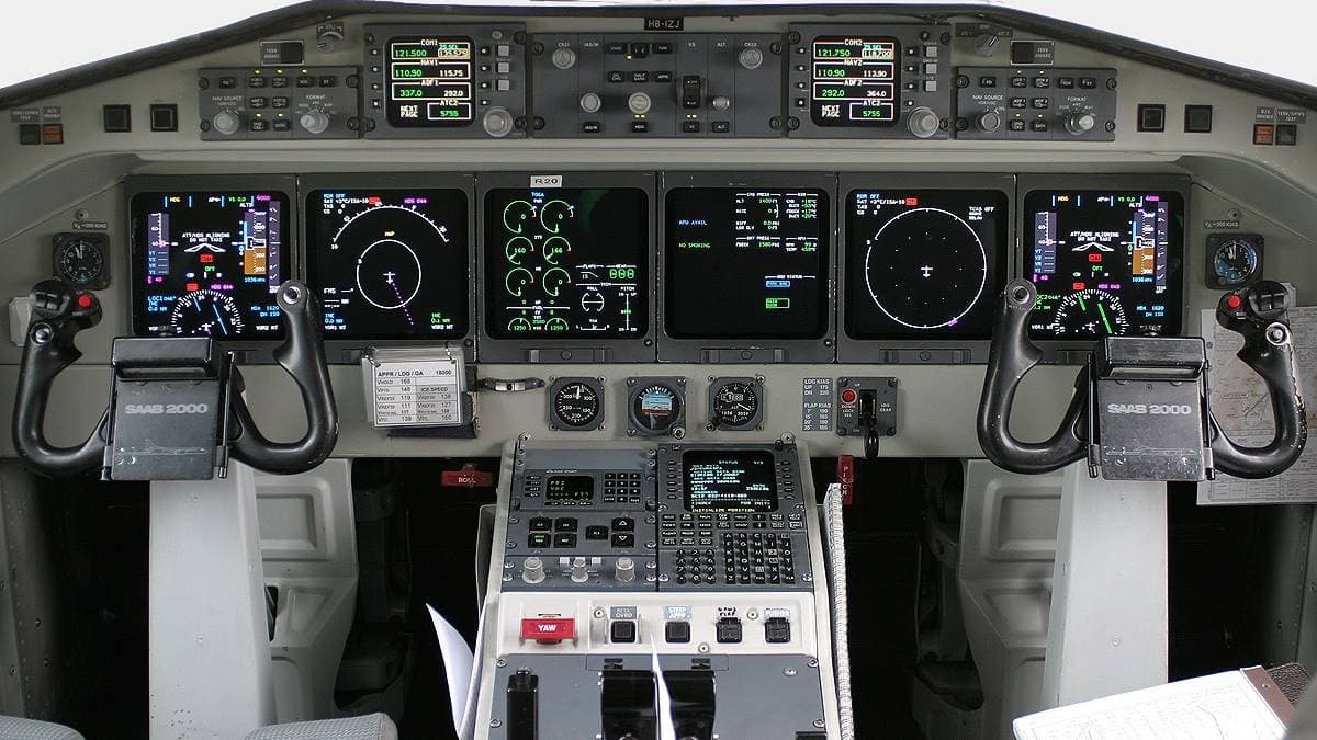 Saab 2000 Cockpit